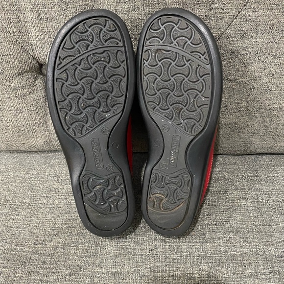 Footprints By Birkenstock Ashby Red Woven Clogs Women Size EU 38 - Picture 8 of 10